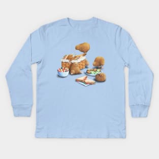 The Great Kiwi Picnic Kids Long Sleeve T-Shirt